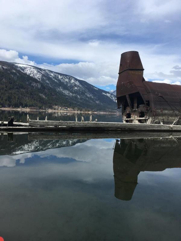 Hosmer tug"s fire box