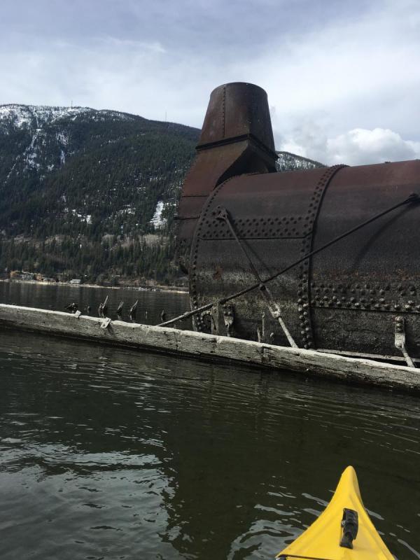 Hosmer tug's firebox