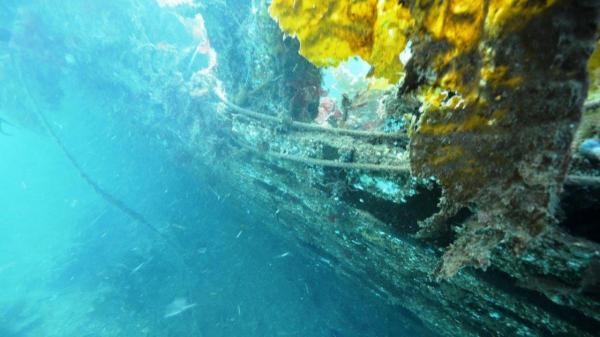 MV Queen - hull of wreck