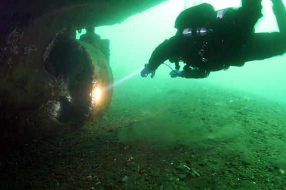 China Creek Wreck Prop