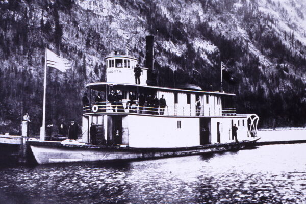 SS City of Ainsworth on Kootenay Lake (Photo: BC Archives)