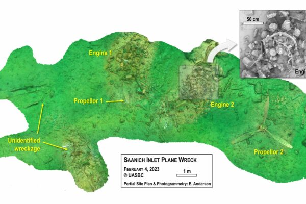 Hampden P5433 Wreck Site Plan (UASBC 2023)